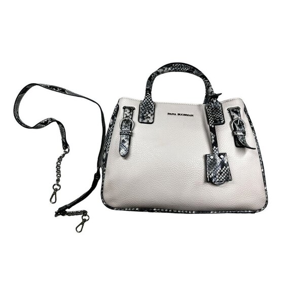 Dana Buchman Purse Snake Animal Print Trim Faux Leather - Picture 11 of 16